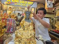 Nhận Dát Vàng Tượng Phật Trên Mọi Chất Liệu Tại Sài Gòn – Uy Tín, Chuẩn Tâm Linh
