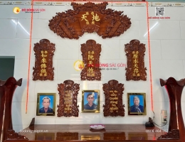 Dát Vàng Cuốn Thuế Bài Vị Trên Gỗ Tại Sài Gòn
