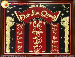 Địa chỉ bán tấm Cửu Huyền Thất Tổ bằng vàng lá 9999 tại Sài Gòn